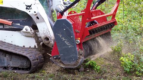 ahwi mulcher for skid steer|AHWI M450h Skid Steer Mulcher .